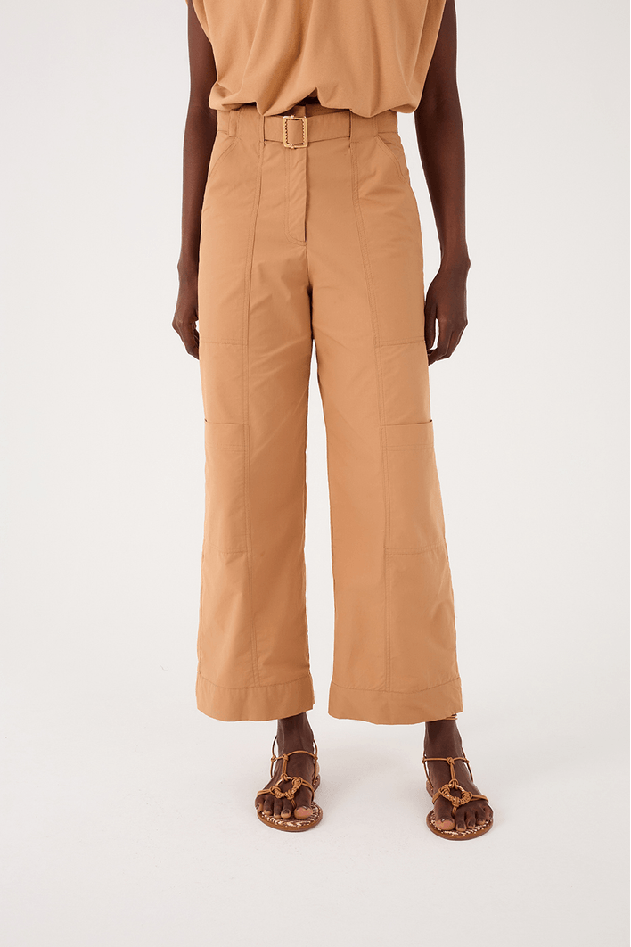 Calça Algodão Cargo Cinto