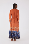 Vestido Cropped Lurex Estampa Maré Alta