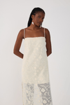 Vestido Tela Bordada