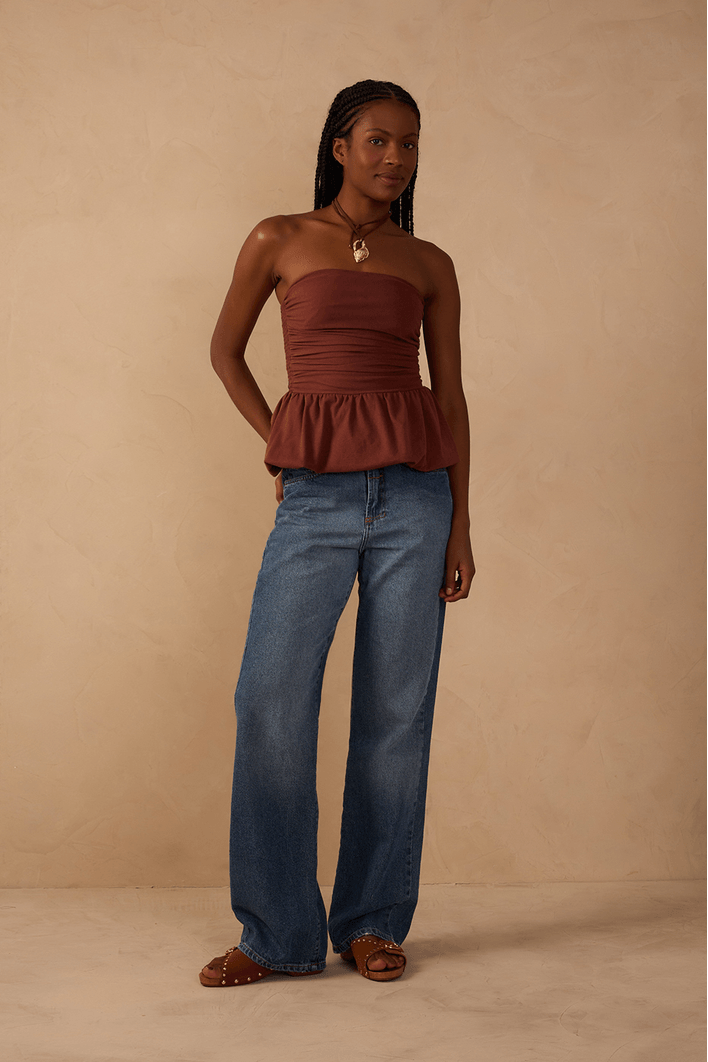 Calça Jeans Marcada