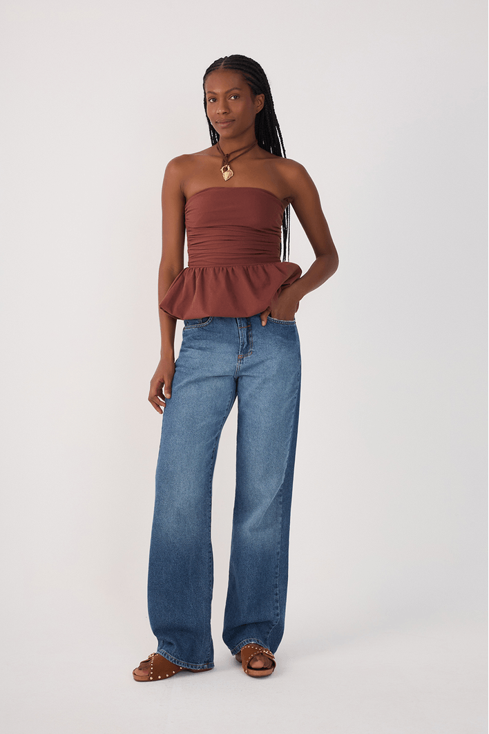 Calça Jeans Marcada