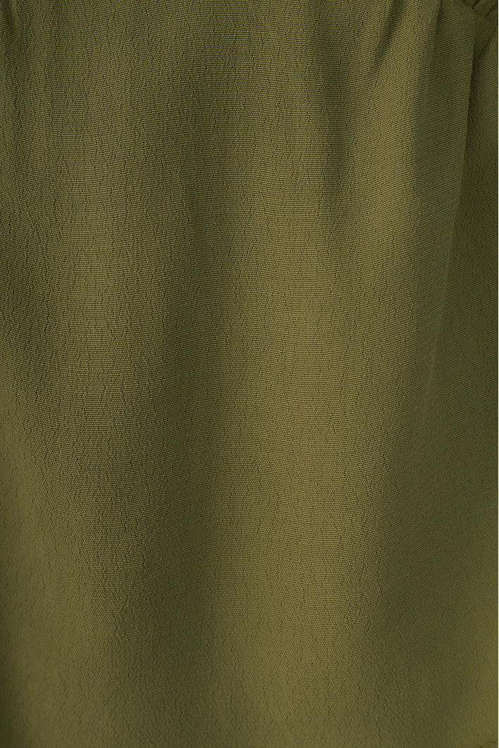 Blusa Crepe Recorte Busto