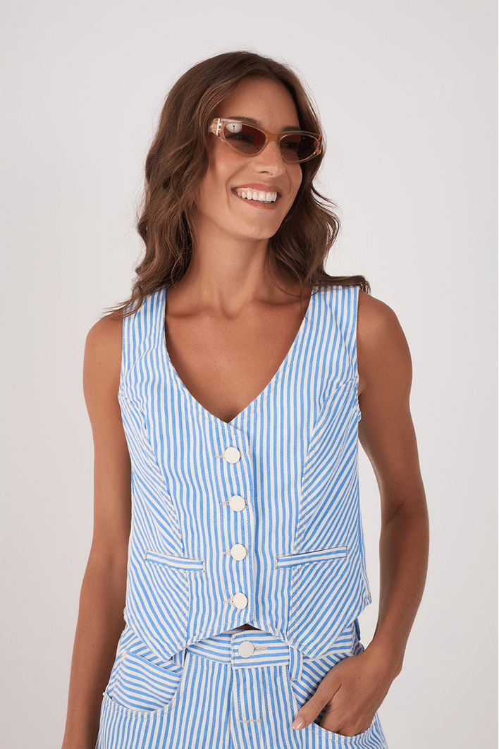 Colete Sarja Listra Balneário