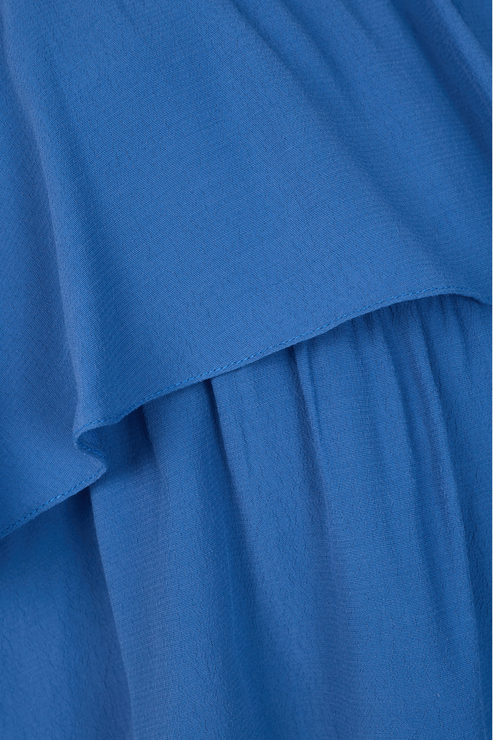 Macacão Crepe Babados