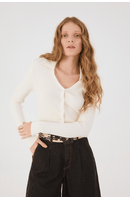 Blusa Tricot Canelada