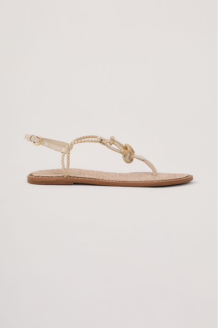 Sandália Rasteira Conchas