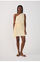 Vestido Curto Lurex Um Ombro Só