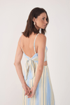 Vestido Cropped Estampa Descanso Azul