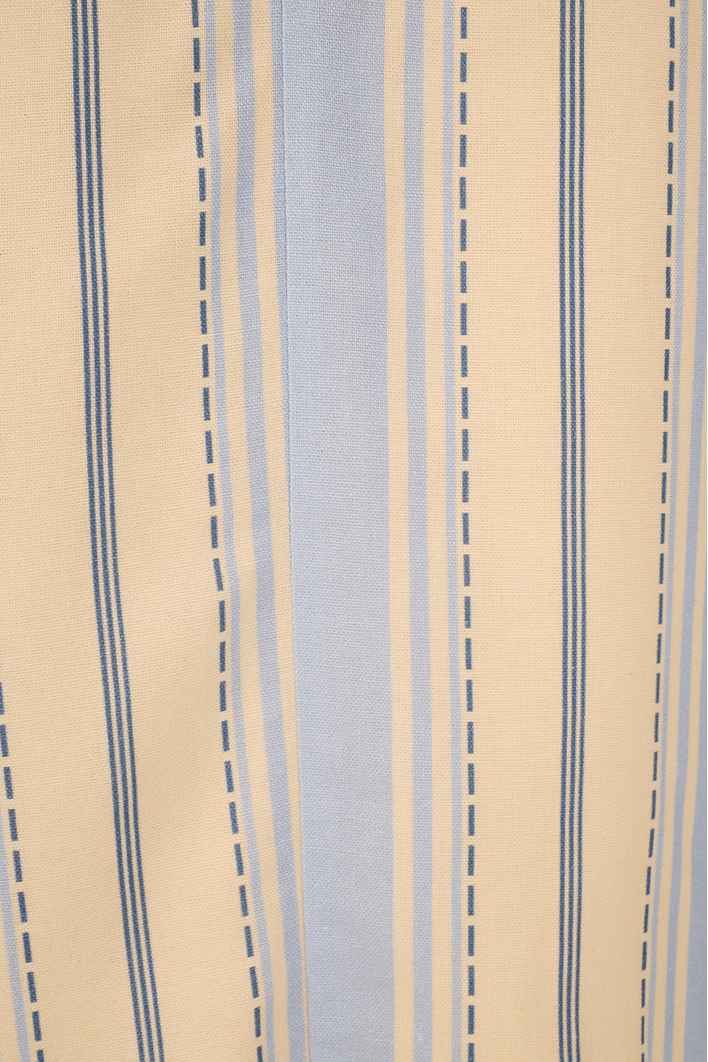 Vestido Cropped Estampa Descanso Azul