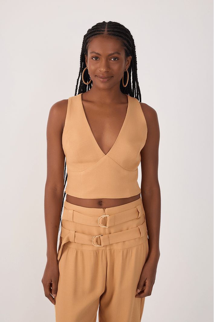 Blusa Cava Reta Costas