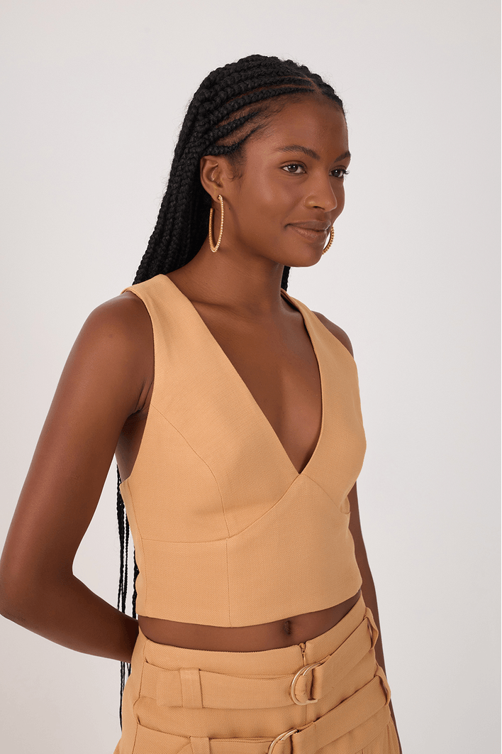 Blusa Cava Reta Costas