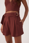 Short Alfaiataria Cos Fivelas