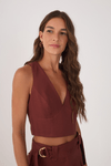 Blusa Cava Reta Costas