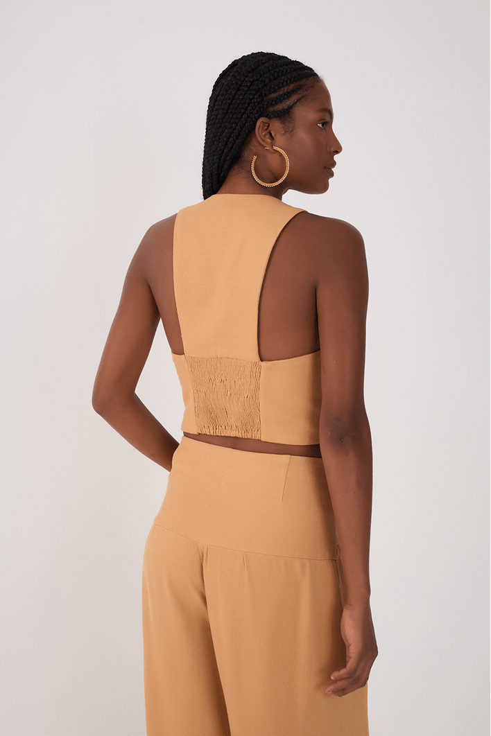 Blusa Cava Reta Costas