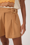 Short Alfaiataria Cos Fivelas