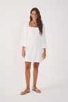 Vestido Curto Linho Retinho