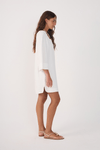 Vestido Curto Linho Retinho