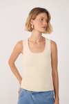 Blusa Tricot Decote Bordado