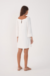 Vestido Curto Linho Retinho
