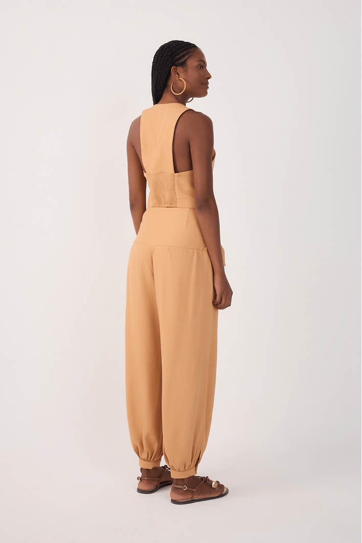 Calça Pala Larga Fivelas