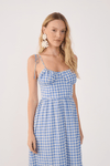 Vestido Cropped Algodão Vichy