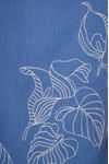 Blusa Linho Bordado Copo de Leite