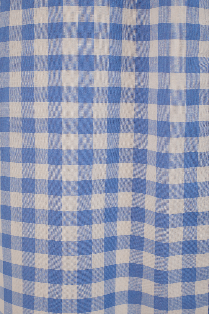 Vestido Cropped Algodão Vichy