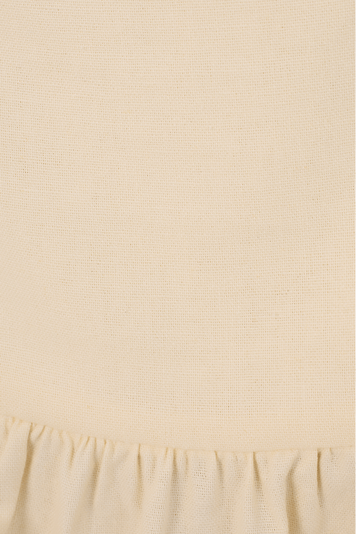 Blusa Linho Amarração Lateral