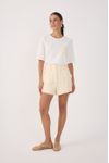 Short Linho Bolsos Frente