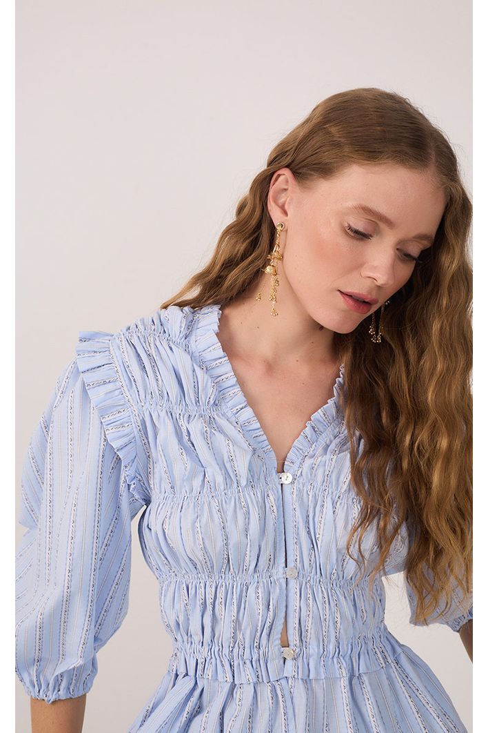 Blusa Algodão Listras