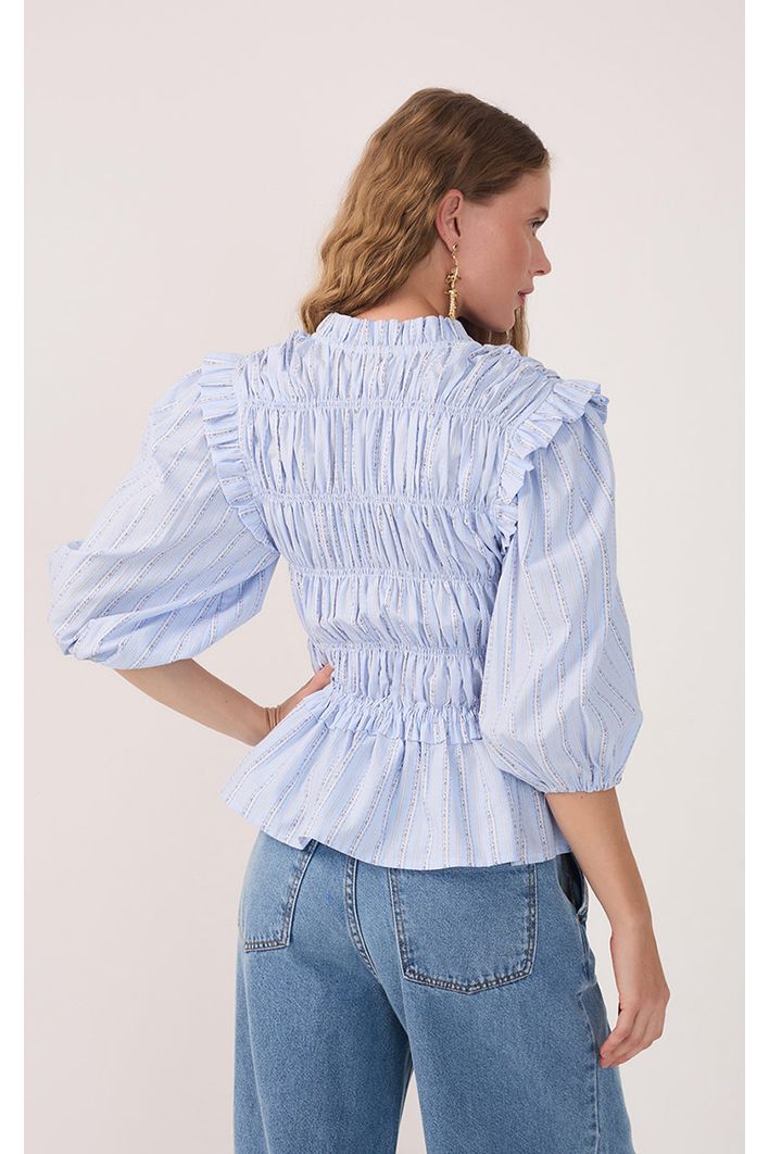 Blusa Algodão Listras