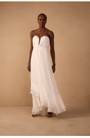 Vestido Chiffon Decote Faixa