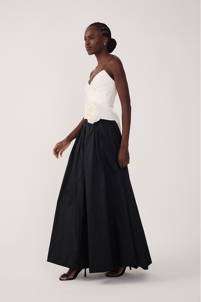 Conjunto Tafetá Flor Faixa Removível