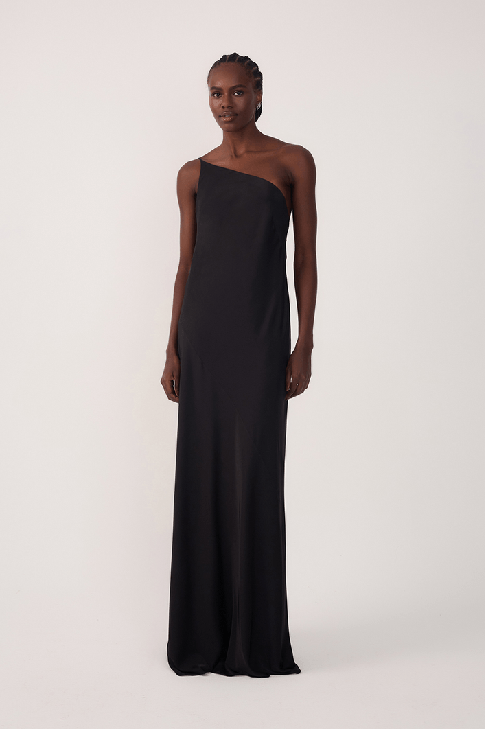 Vestido Cetim Degagê