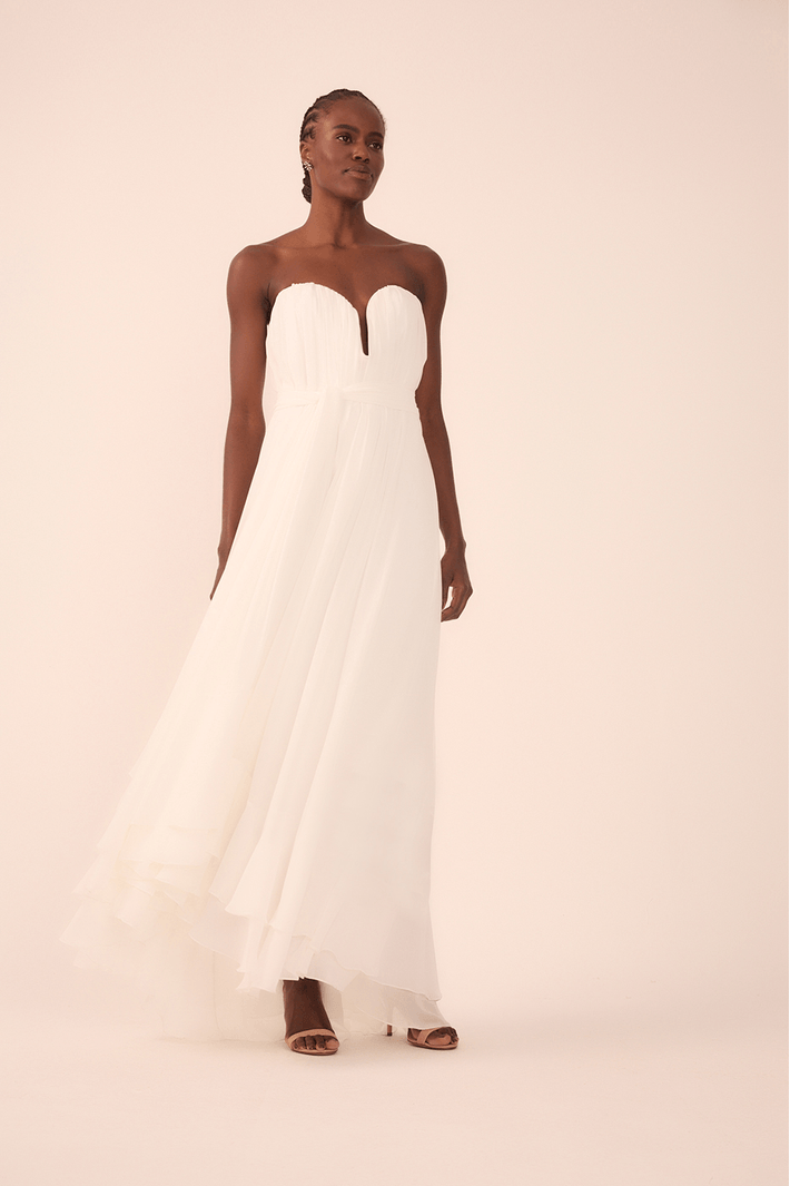 Vestido Chiffon Decote Faixa - 01.33.2370|198 - dressto