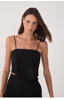 Blusa Linho Lenço Amarração