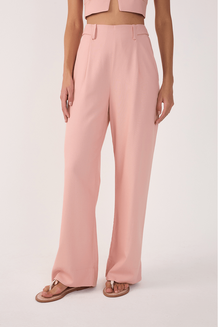 Calça Linho Aleta Lateral