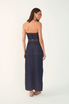 Vestido Jeans Pespontos 3 Em 1