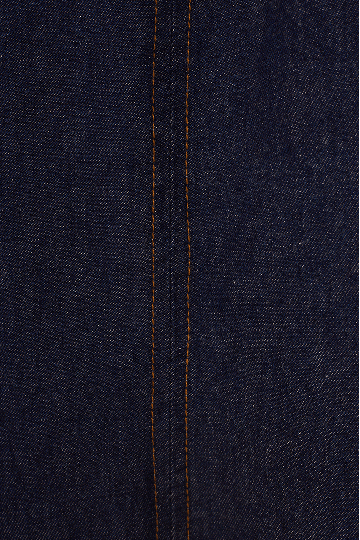 Vestido Jeans Pespontos 3 Em 1