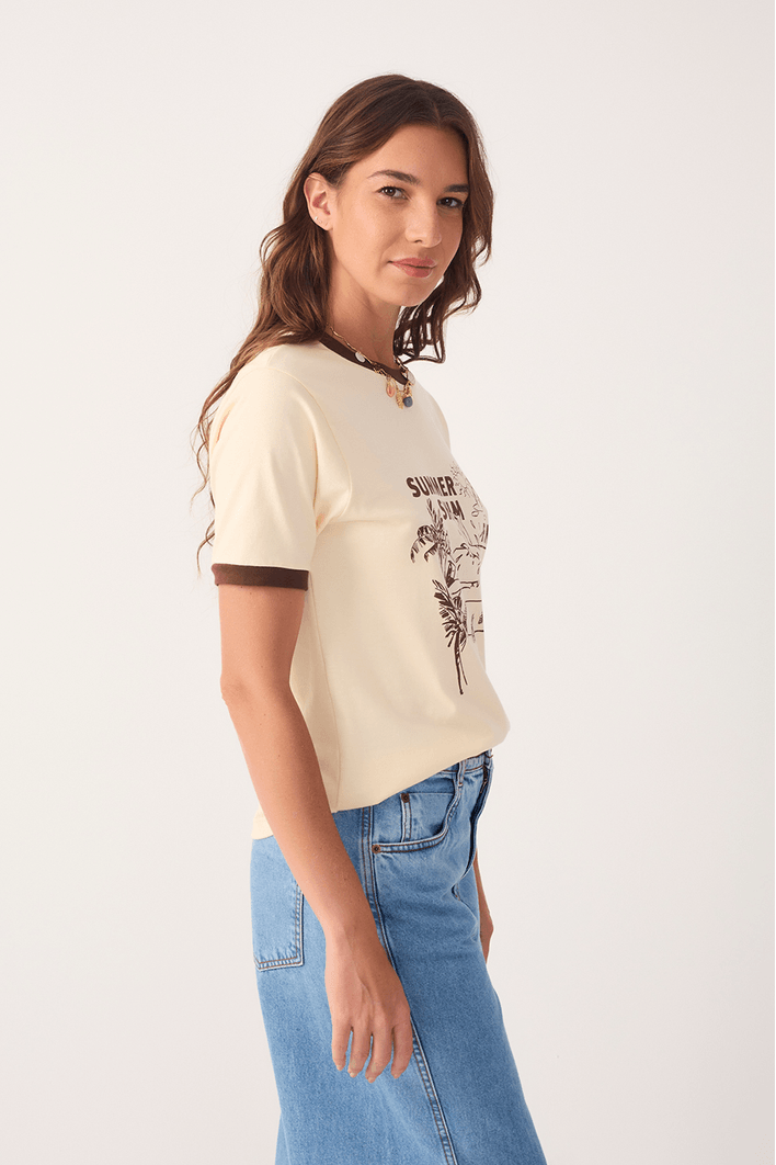T-shirt Silk Summer