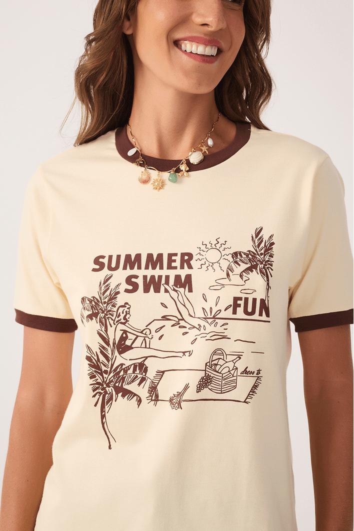 T-shirt Silk Summer