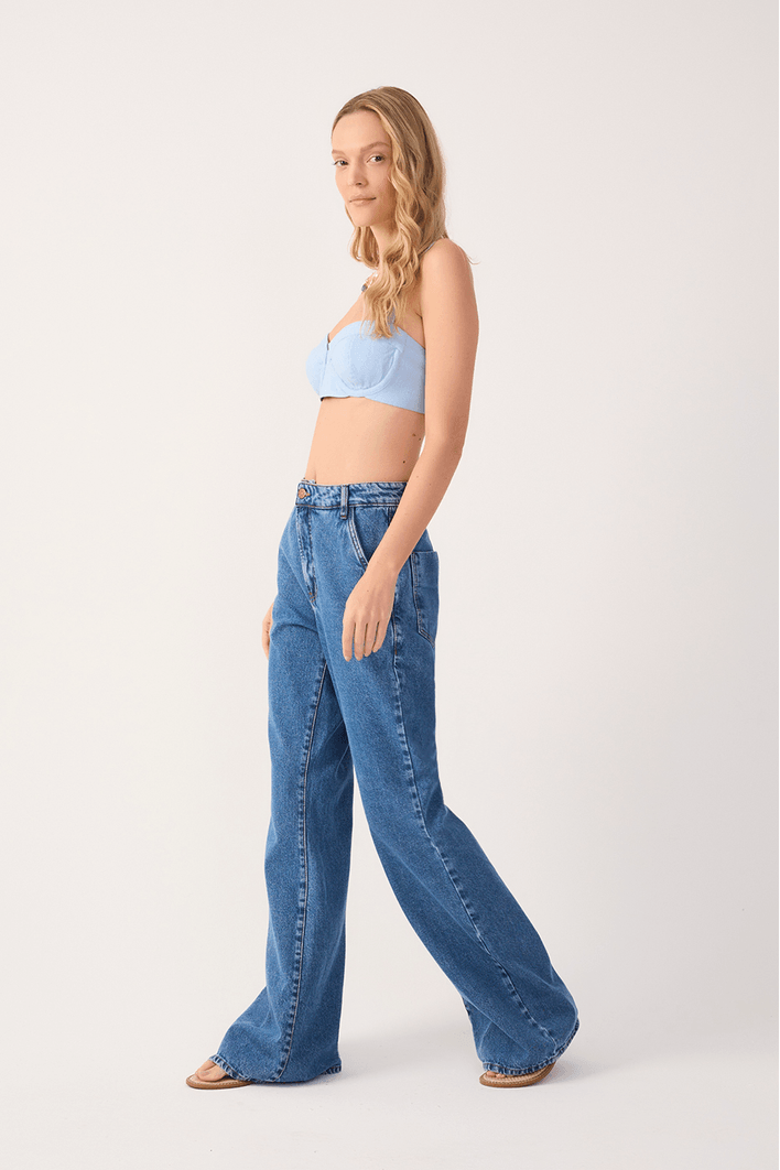 Calça Jeans  Flare