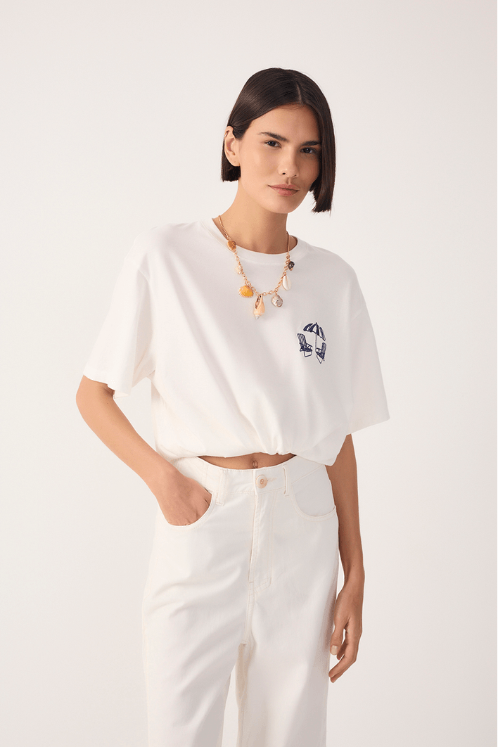 T-shirt Bordado Cadeirinha