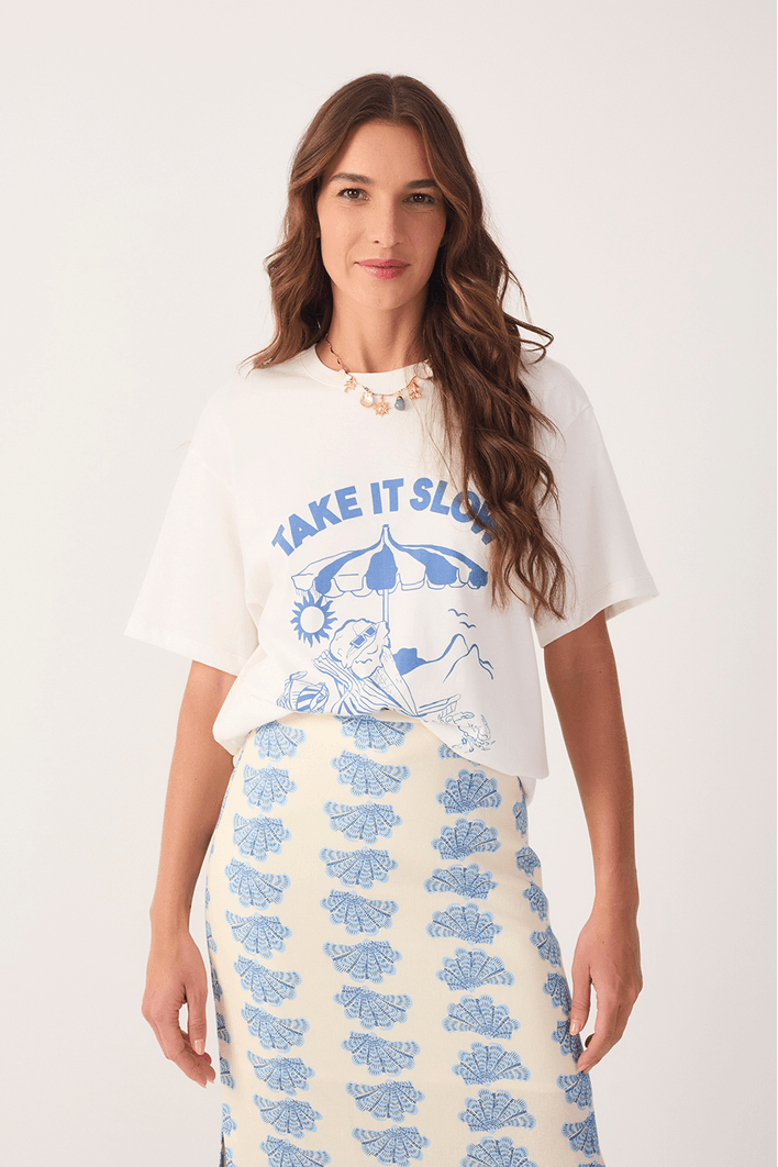 T-shirt Silk Take It Slow