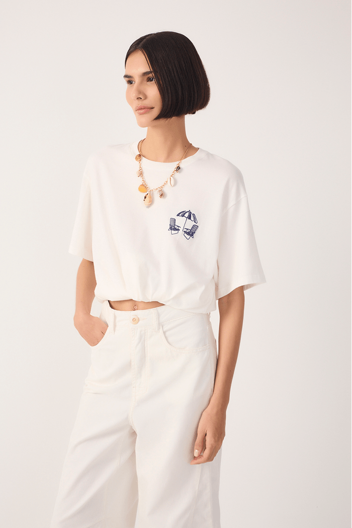 T-shirt Bordado Cadeirinha