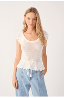 Blusa Tricot Detalhe Amarração