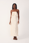 Vestido Midi Bordado Cadarço