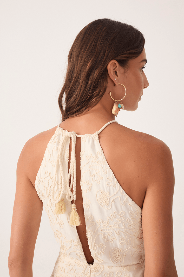 Vestido Curto Bordado