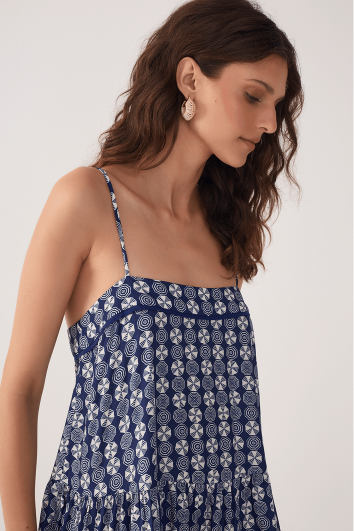 Vestido Estampa Guarda-sol