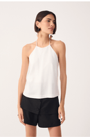 Blusa Linho Viés Costas